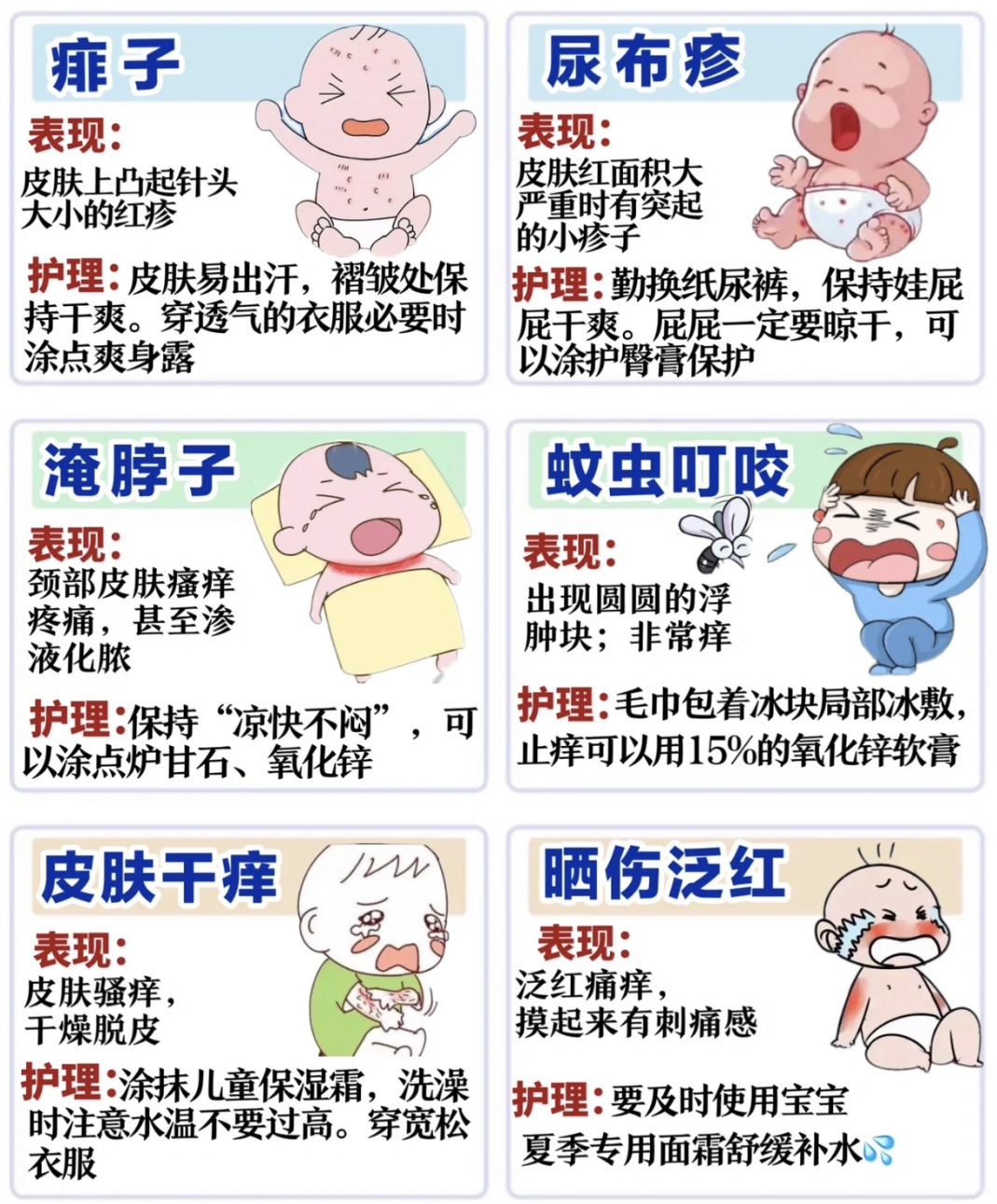 夏季將至，預(yù)防寶寶容易出現(xiàn)的皮膚問題